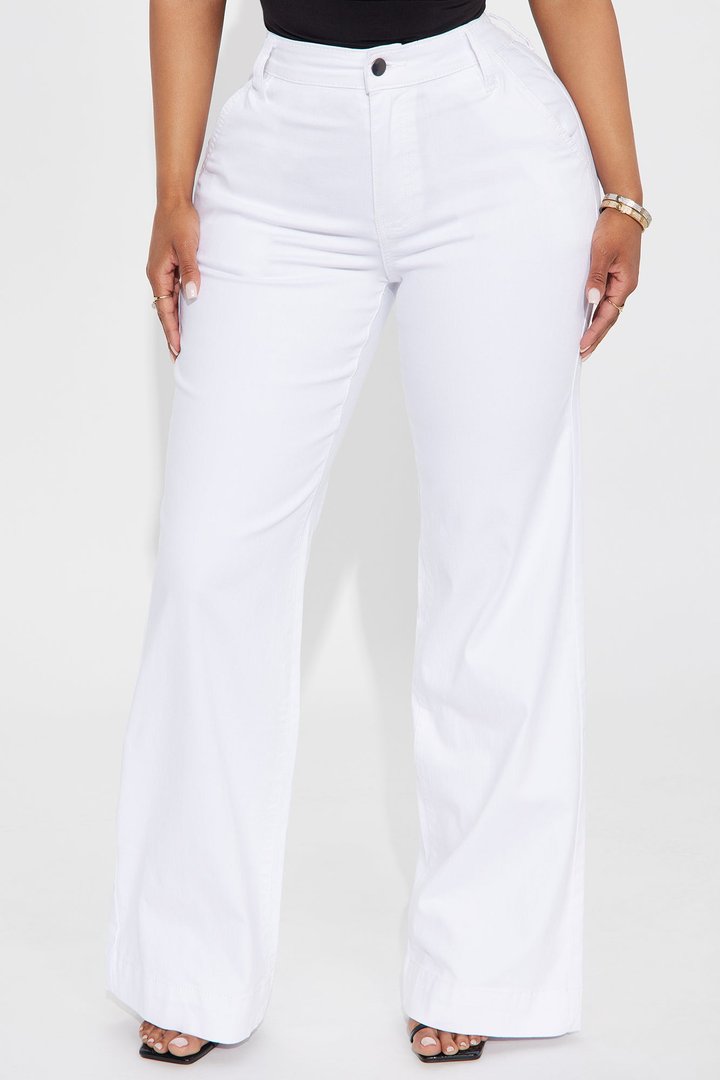 Margot Stretch Trouser Jeans - White