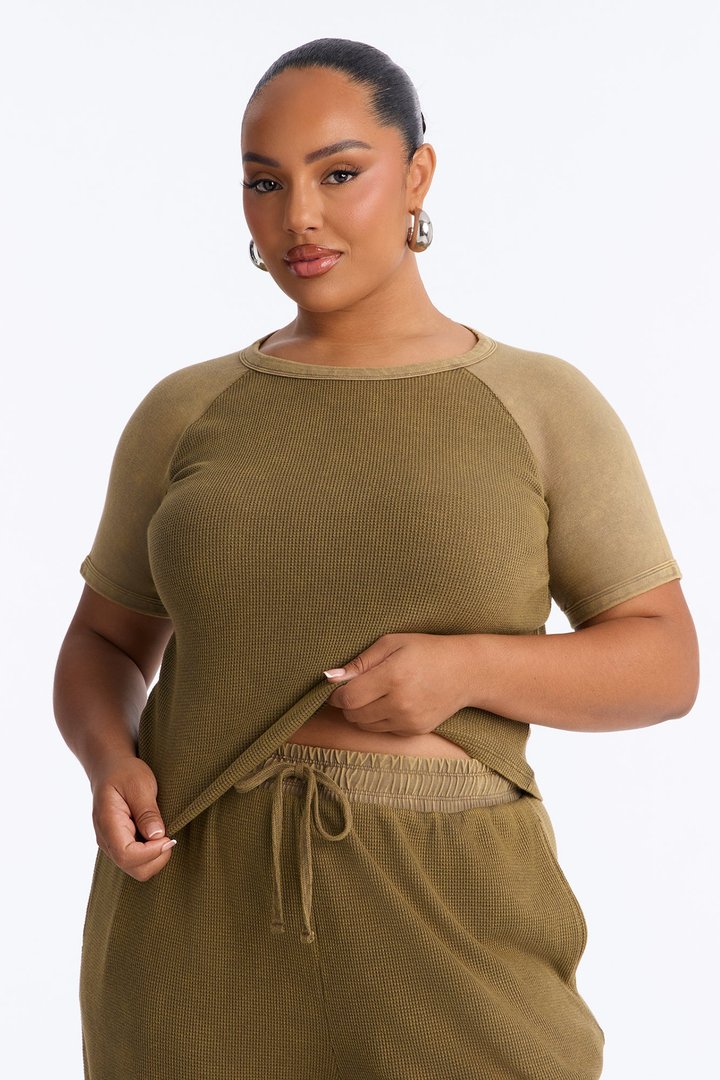 My Calm State Thermal Pant Set - Olive