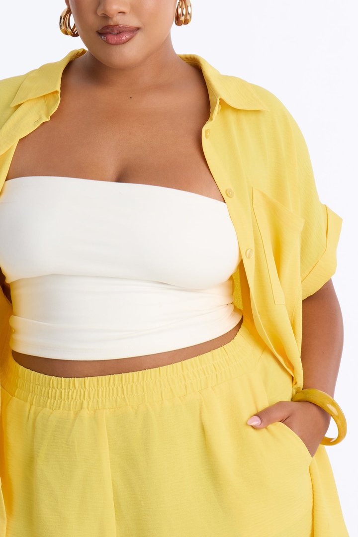 Hot Summer Short Set - Yellow