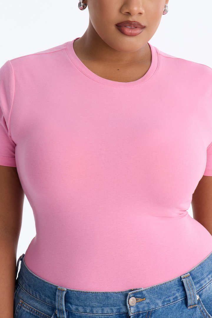 My Everyday Crew Neck Tee - Light Pink