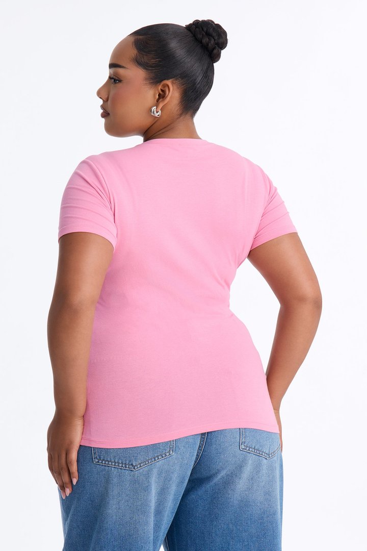My Everyday Crew Neck Tee - Light Pink