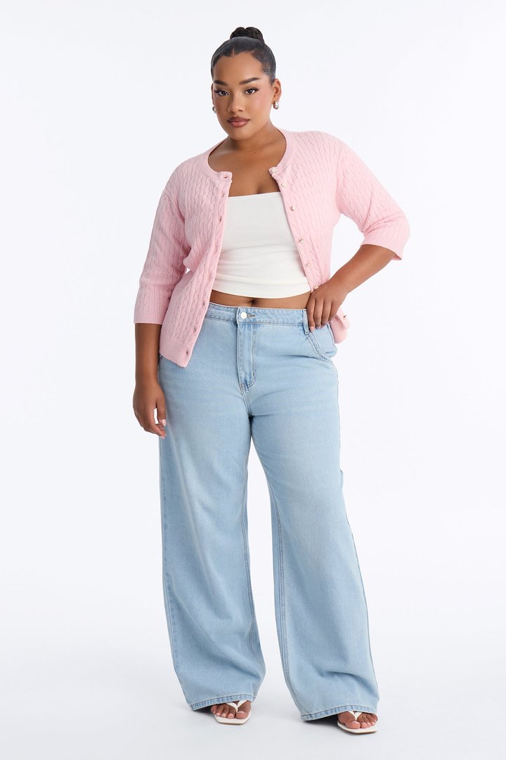 Let's Have Tea Cardigan - Pink