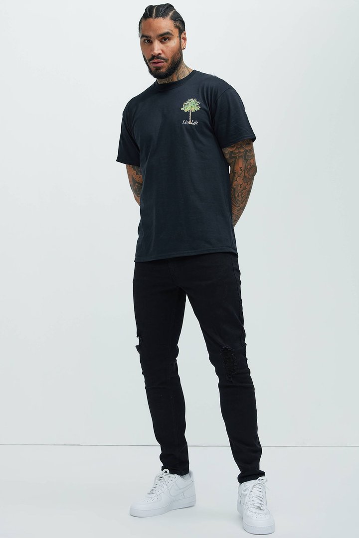 Take No L's Skinny Jean - Black