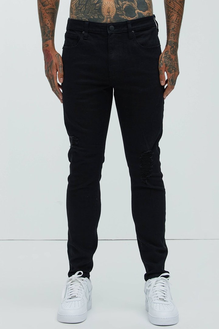 Take No L's Skinny Jean - Black