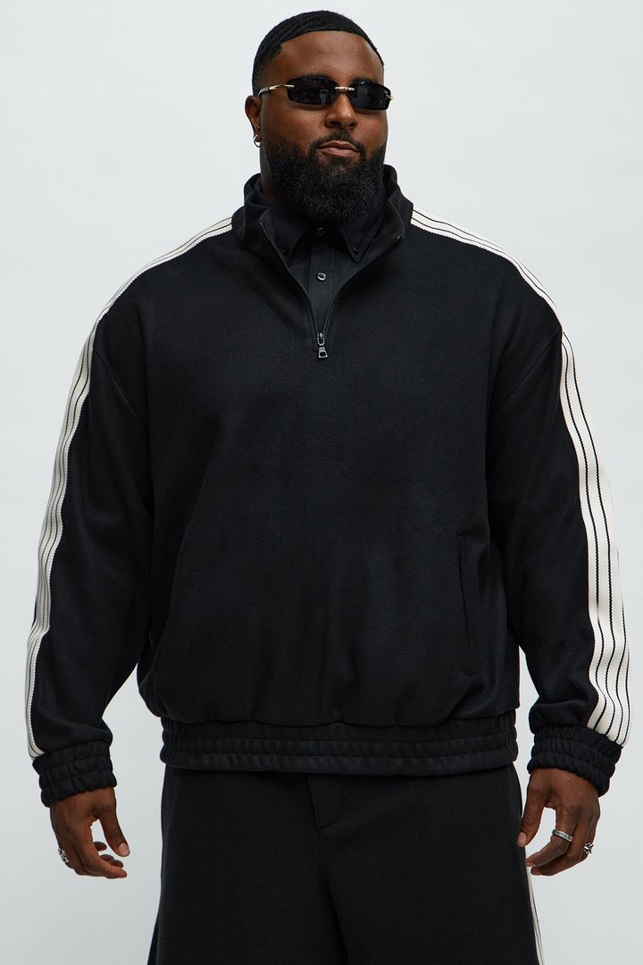 Tayson Resort Track Jacket - Black
