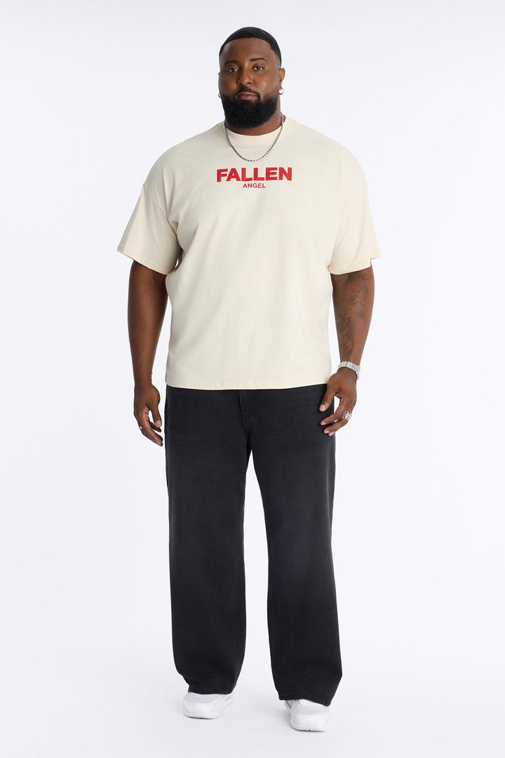 Angel Falls Oversized Short Sleeve Tee - Off White