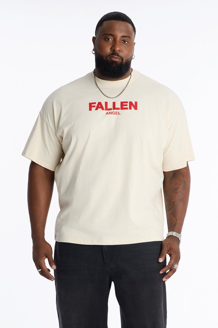 Angel Falls Oversized Short Sleeve Tee - Off White