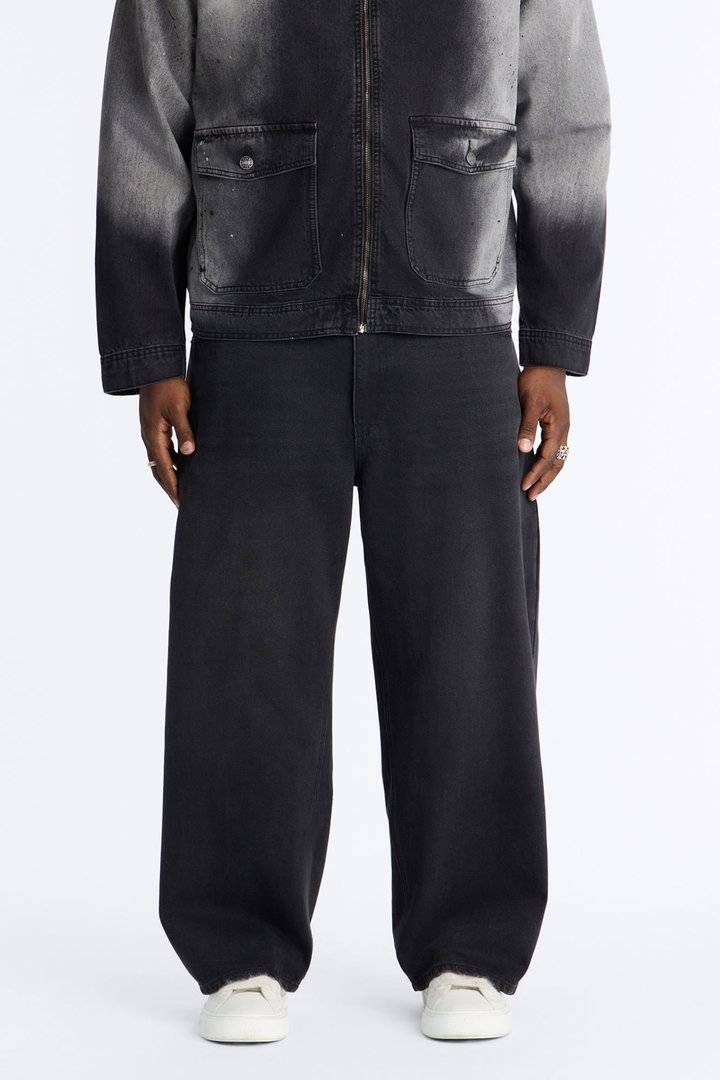 Baldwin Baggy Jeans - Black Wash
