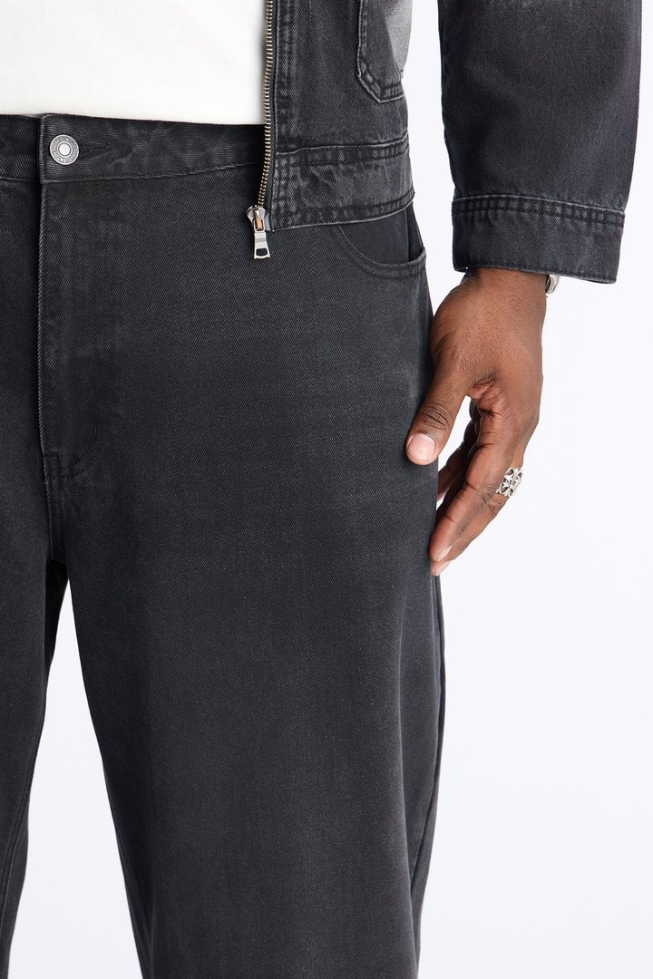 Baldwin Baggy Jeans - Black Wash