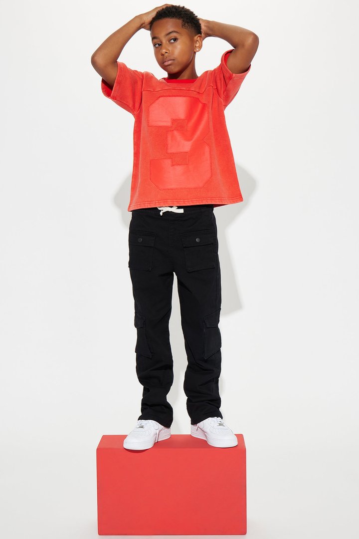 Mini Kyle Oversized Tee - Red