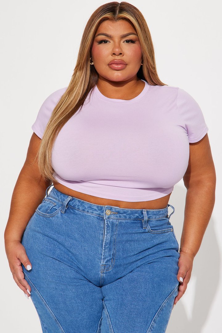 Robin Crop Top - Lavender