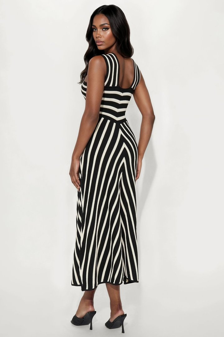 Sahara Maxi Dress - Black/combo