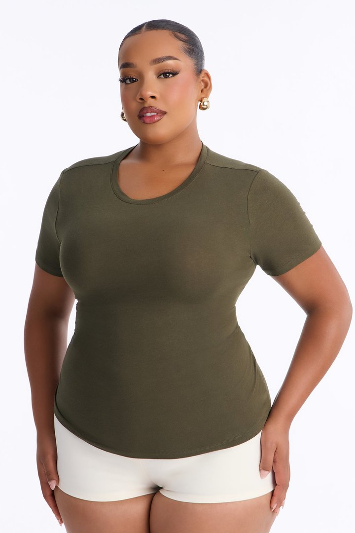 My Everyday Crew Neck Tee - Olive