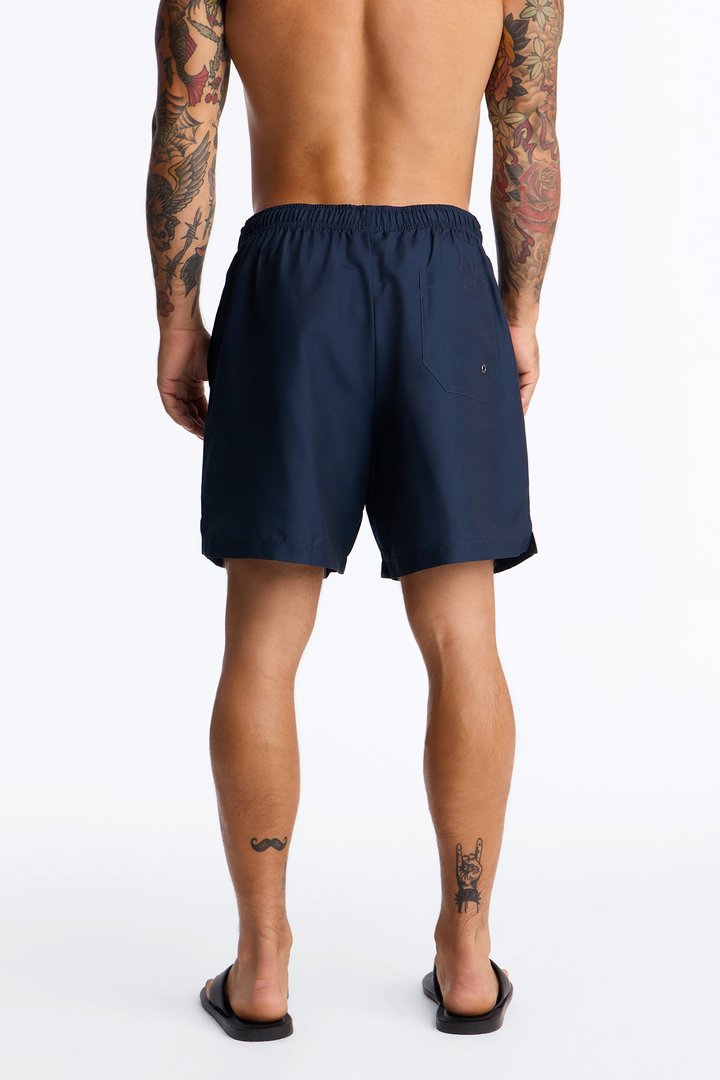 PBR Iconic Summer Swim Trunk 7″ - Navy/combo