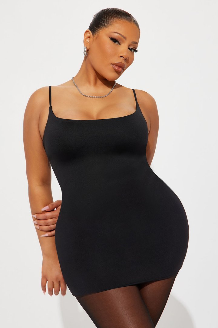 Contour Double Lined Cami Top - Black