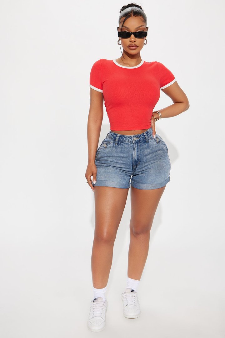 Getaway Denim Shorts - Medium Wash