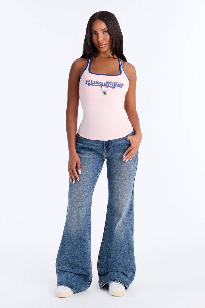 Hello Kitty Racerback Tank - Light Pink