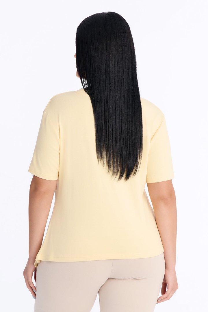 Take Control Asymmetrical Top - Butter Yellow