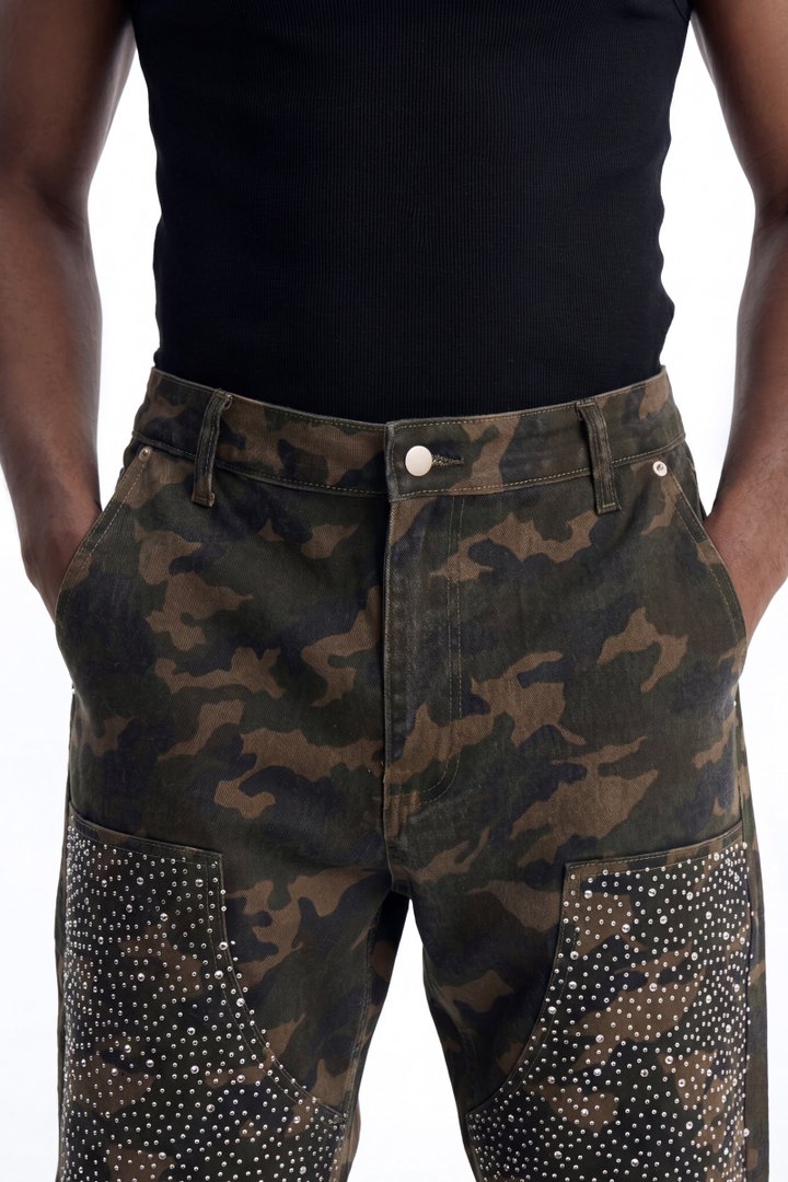 Straight Leg Astra Nova Twill Pant - Camouflage