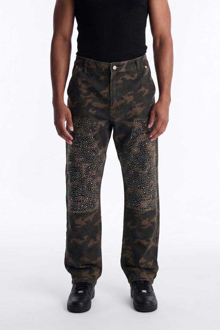 Straight Leg Astra Nova Twill Pant - Camouflage