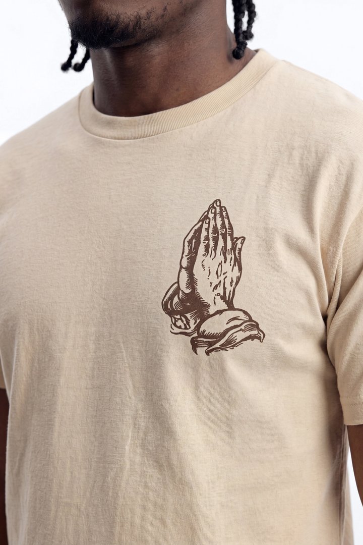 Only Judge Short Sleeve Tee - Taupe