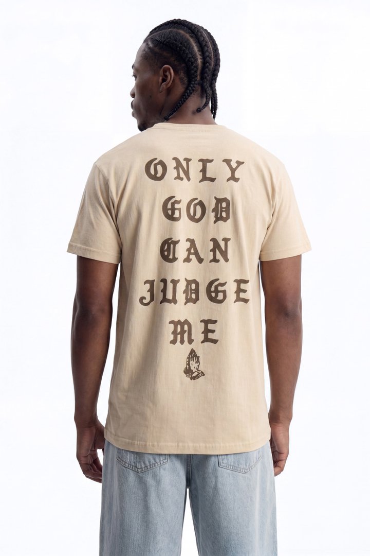 Only Judge Short Sleeve Tee - Taupe