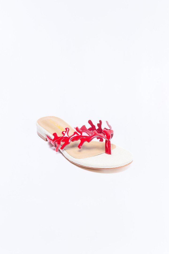 Nalani Flip Flops - Red