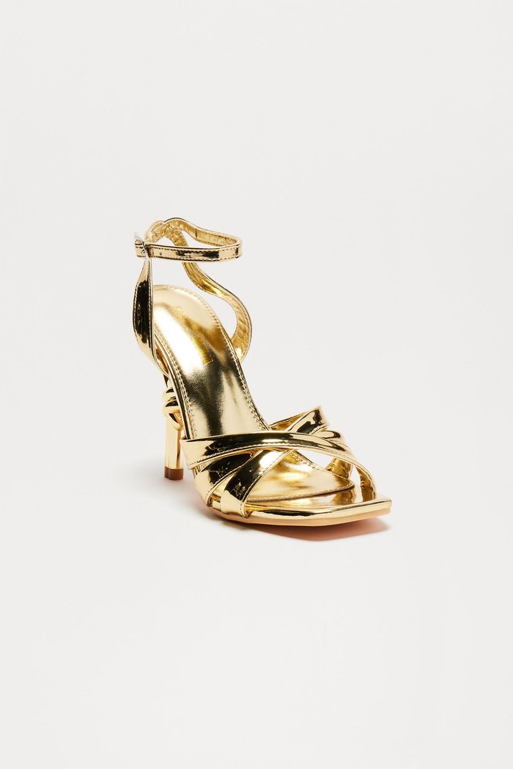Liane Heeled Sandals - Gold
