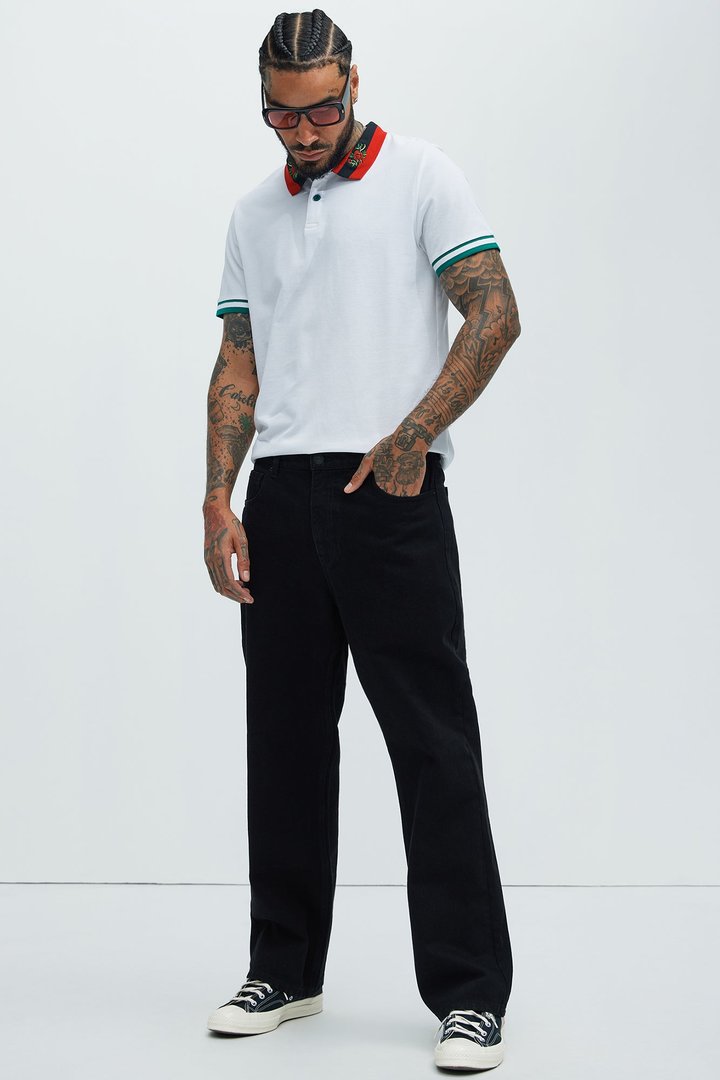 Brandon Short Sleeve Polo Shirt - White