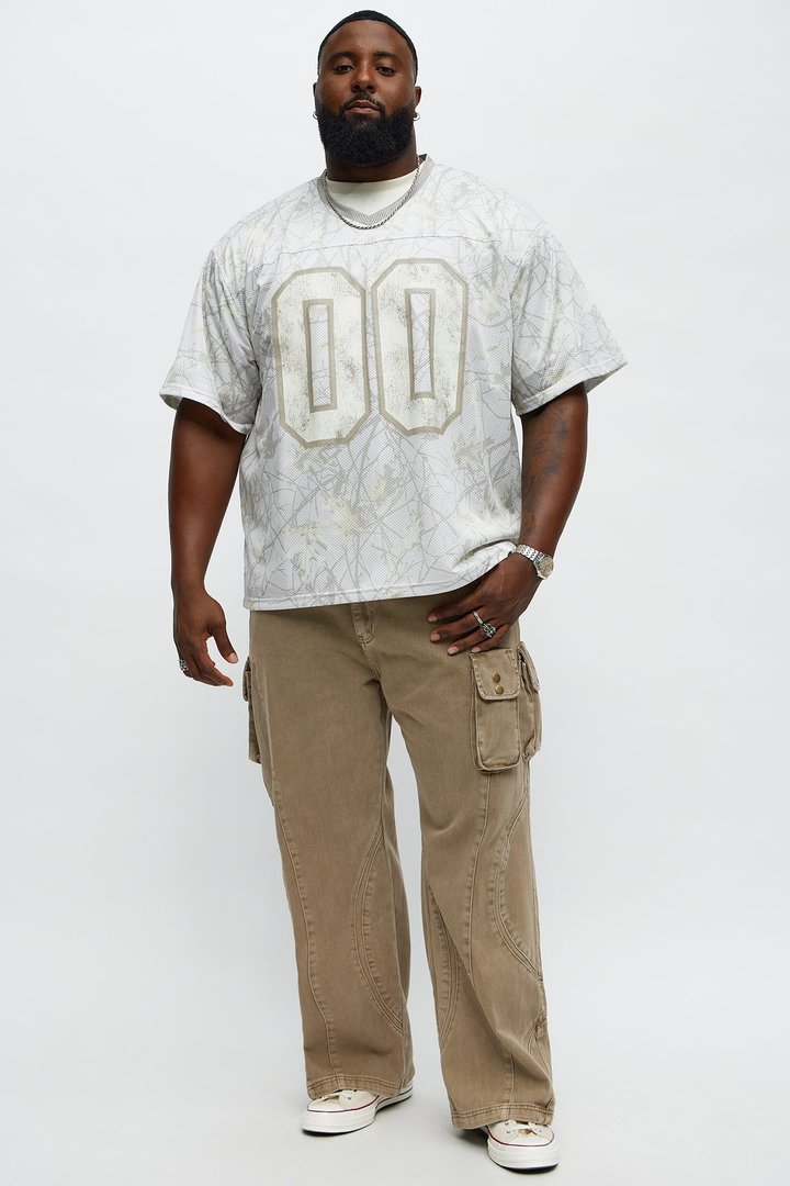 Short Sleeve Camo Jersey - Cream