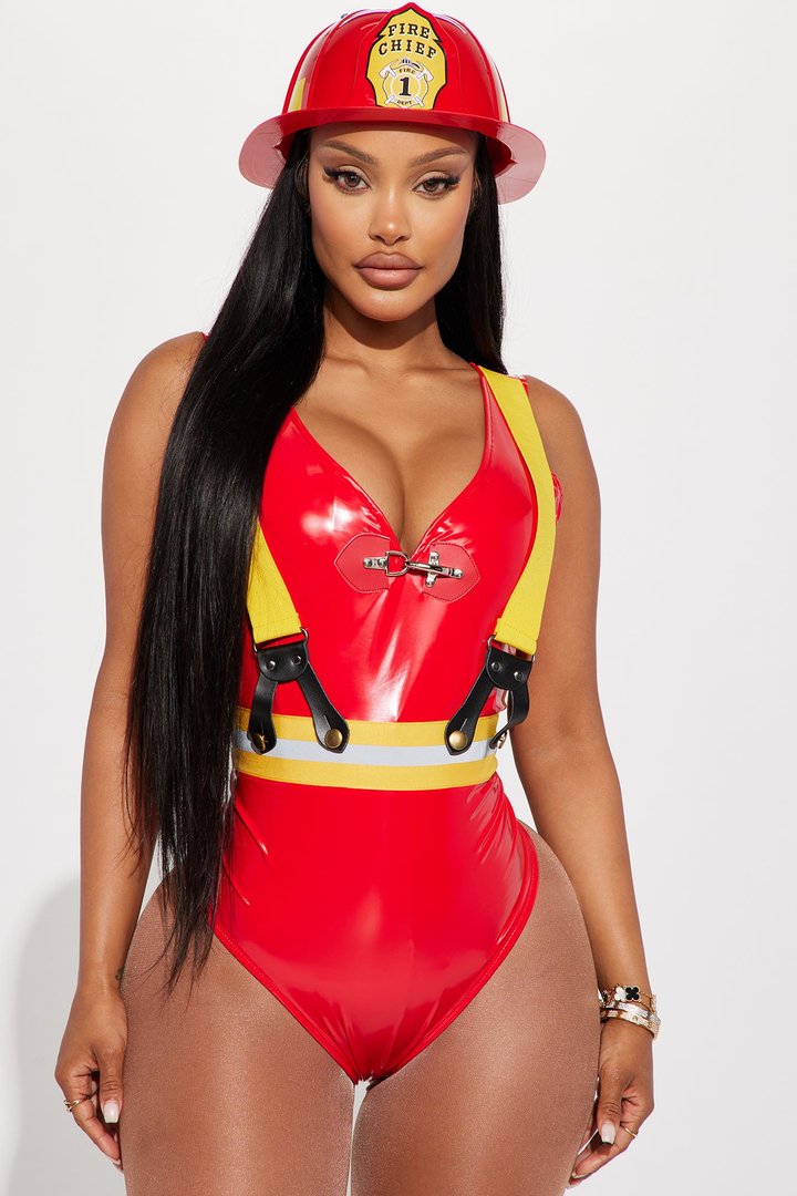 I've Got Your Fire 2 Piece Costume Set - Red