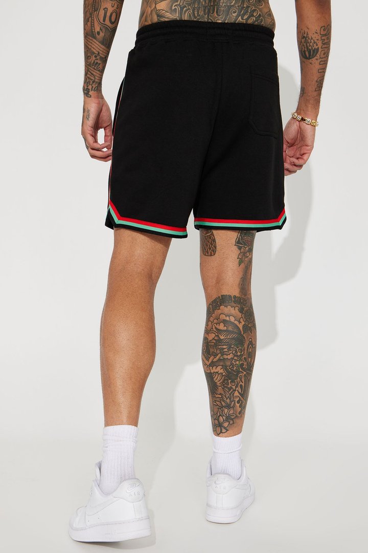 Malcom X Art Shorts - Black