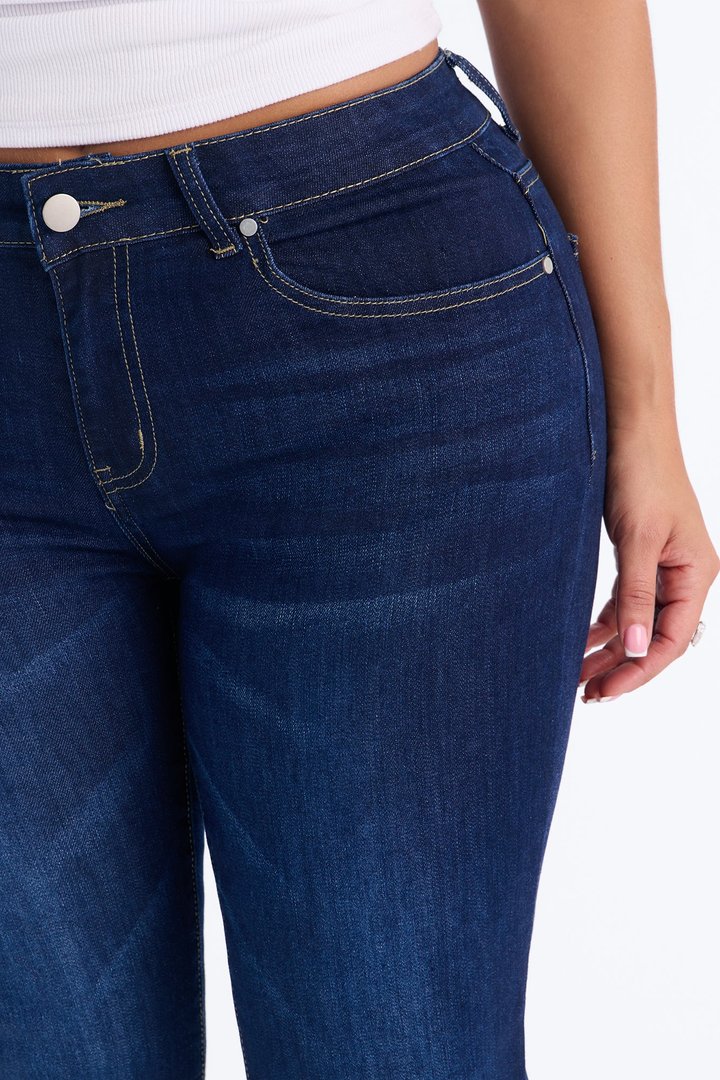 Never Settle High Rise Everyday Stretch Skinny Jeans - Dark Wash