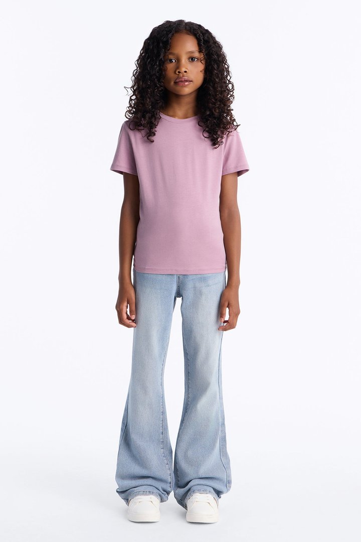 Mini My Everyday Crew Neck Tee - Lavender