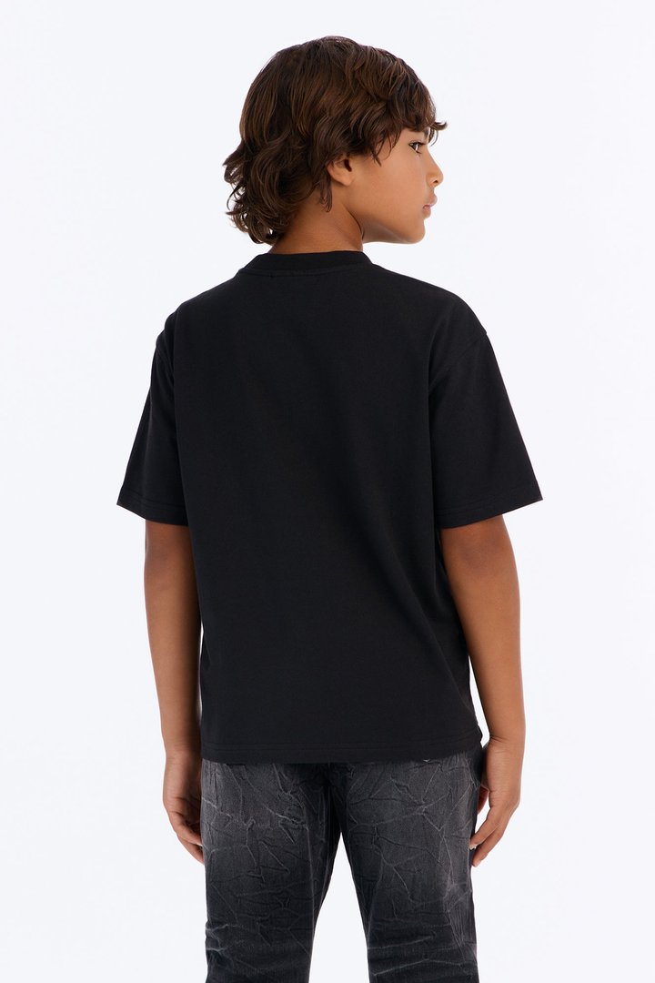 Mini Umbro Logo Short Sleeve Tee - Black