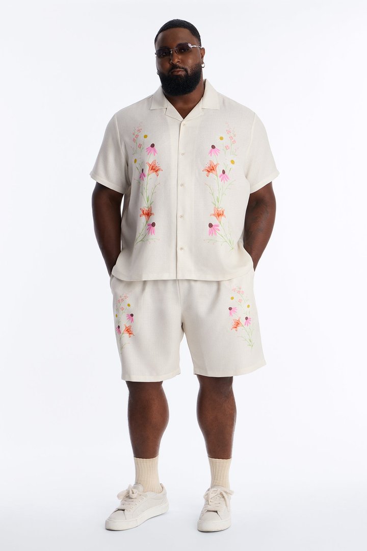 Florus Relaxed Short - Cream/combo