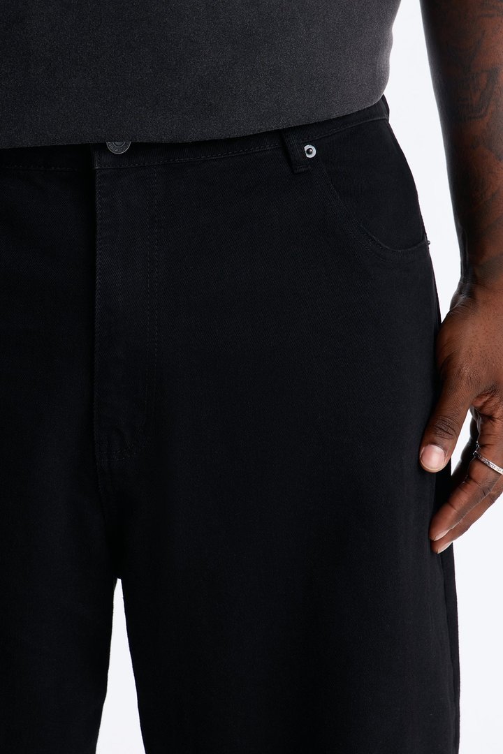 Kylan Classic Baggy Jeans - Black