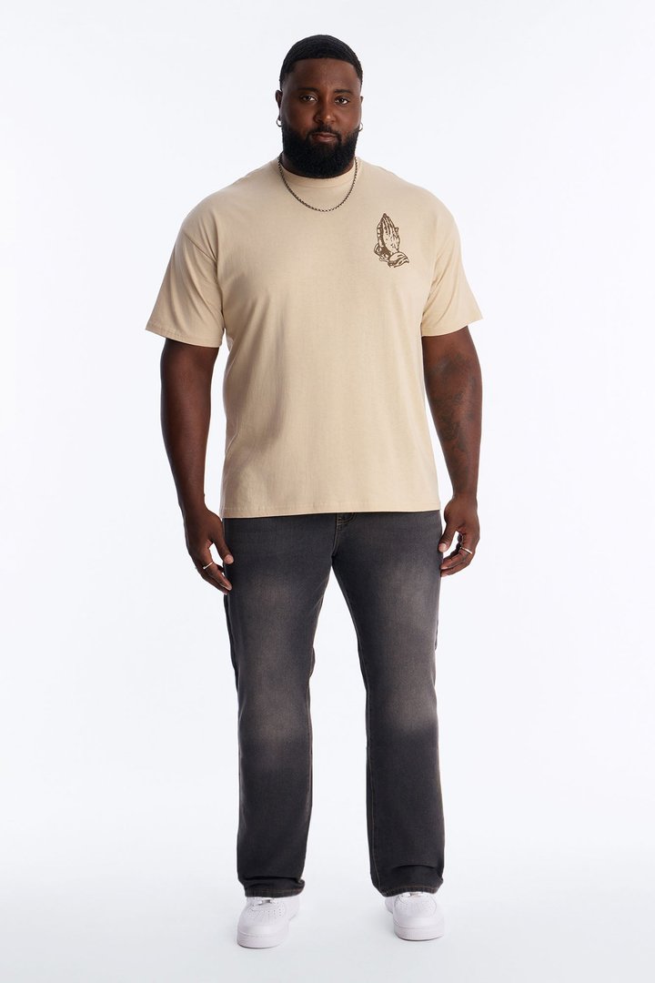 Only Judge Short Sleeve Tee - Taupe