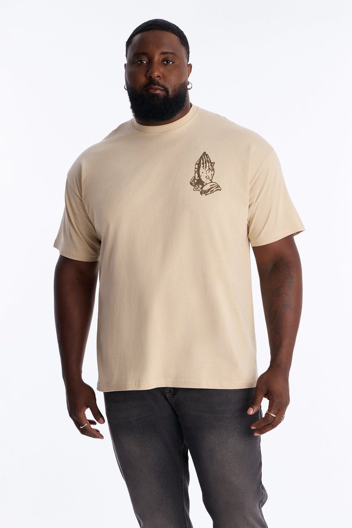Only Judge Short Sleeve Tee - Taupe