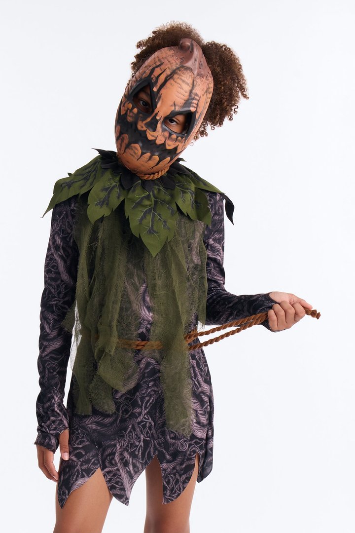 Mini Pumpkin Monster Costume - Grey/combo