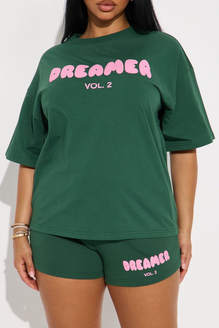 City Of Dreamers Short Set - Hunter