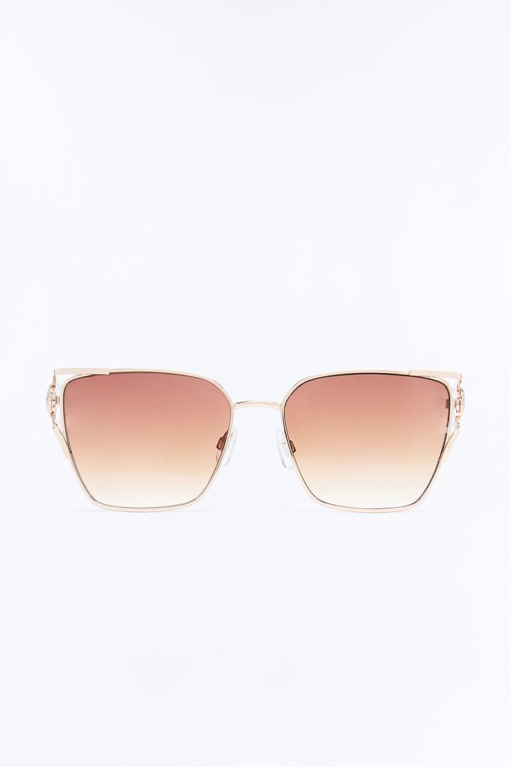 Lions Eye Sunglasses - Gold/Brown