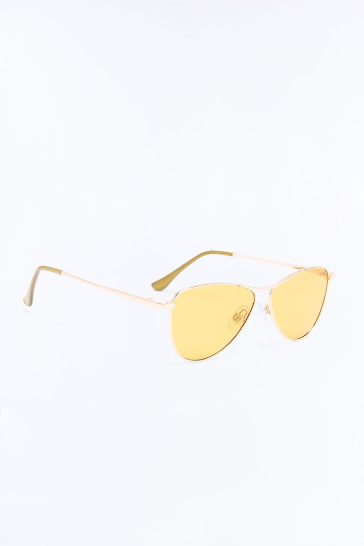 Model Off Duty Sunglasses - Gold/combo