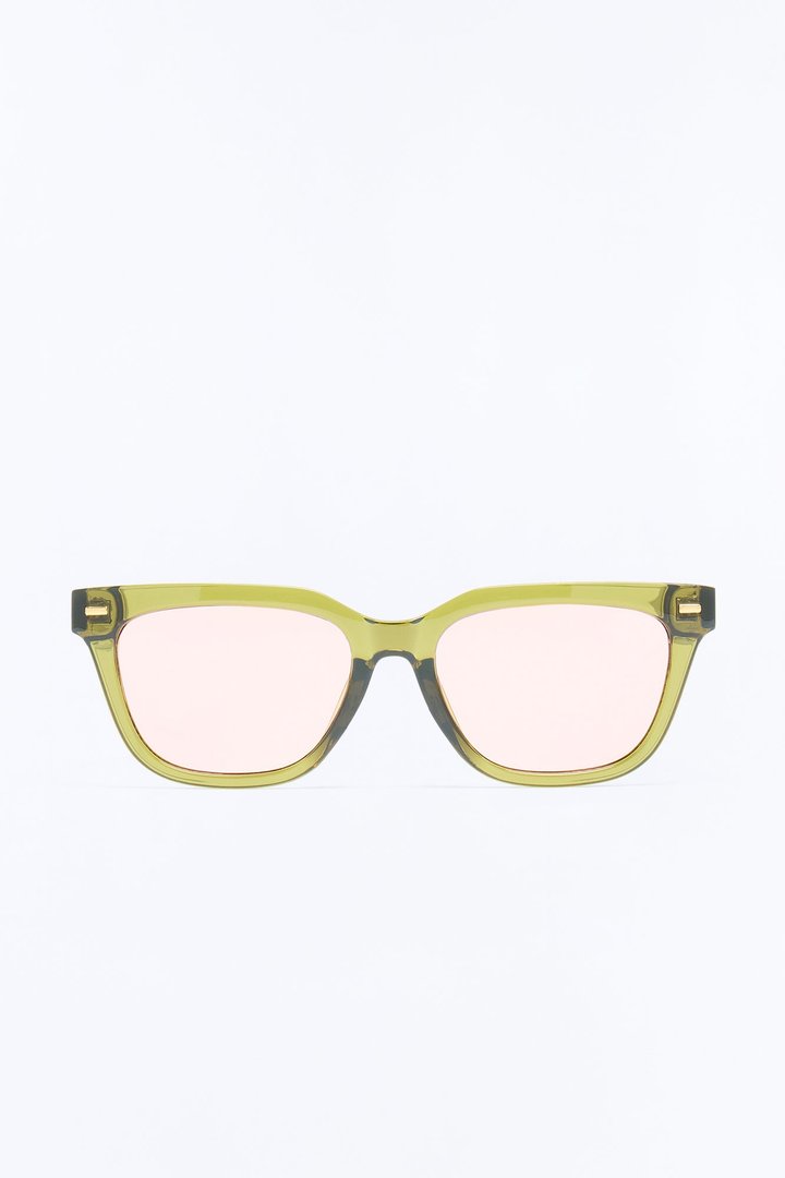 Hotter Than August Sunglasses - Green/combo