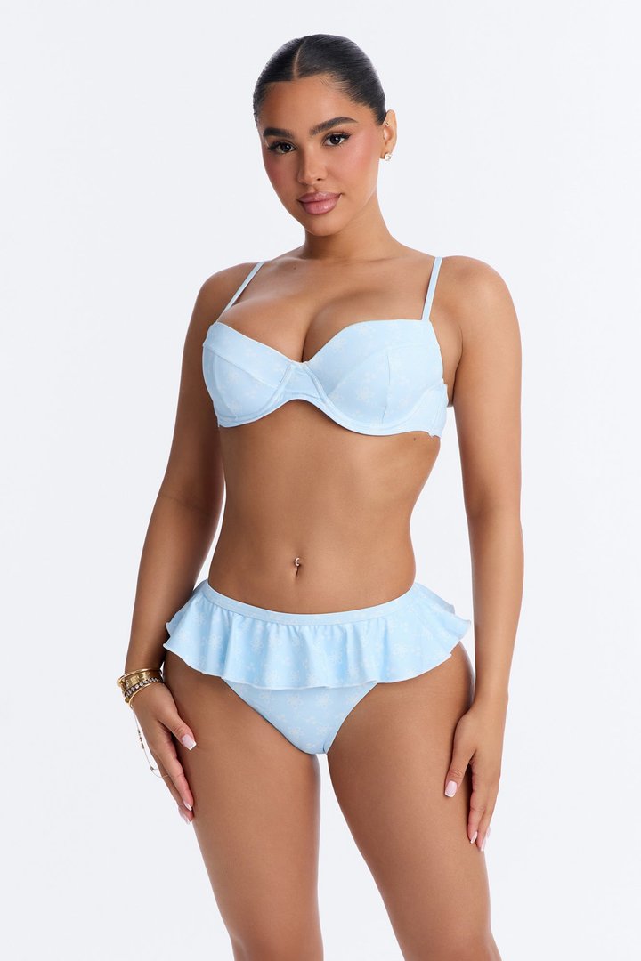 Poolside Play 2 Piece Bikini Set - Blue