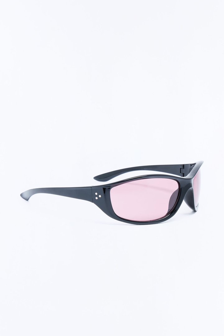 Radiant Rebel Sunglasses - Black/Pink