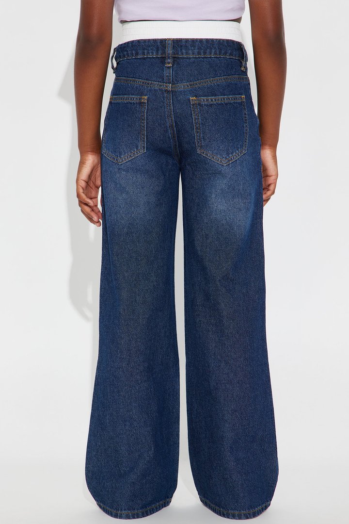Mini Darla Straight Leg Jeans - Dark Wash