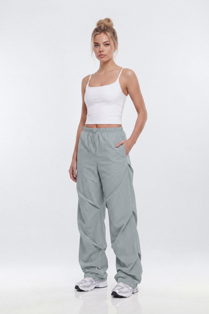 CoreNylon Ruched Adjustable Pants - Steel