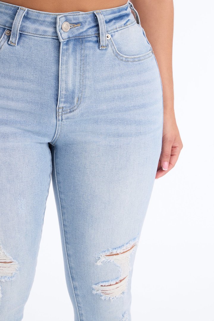 Tall Kalisha Stretch Ripped Skinny Jeans - Light Wash