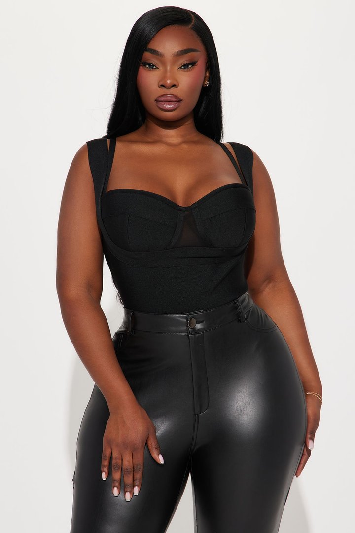 My Revenge Bandage Bodysuit - Black